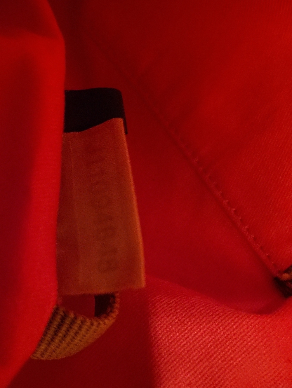 Dooney And Burke Orange and White Striped Beach Tote - Picture 8 of 12